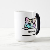 Magique Tie Dye Kitty Mug (Devant droit)