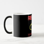 Magique transformer la mug "LA LIBERTÉ D'EXPRESSION N'EST (Gauche)