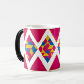 Magique Triangles géométriques rétro-vibrants - Mug de Mor (Devant gauche)