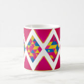 Magique Triangles géométriques rétro-vibrants - Mug de Mor (Centre)