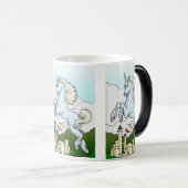 Magique Unicorn & Fairy Castle Les enfants Boire de la Mug (Devant droit)
