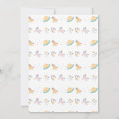 Magique Unicorne 2e Invitation anniversaire (Dos)