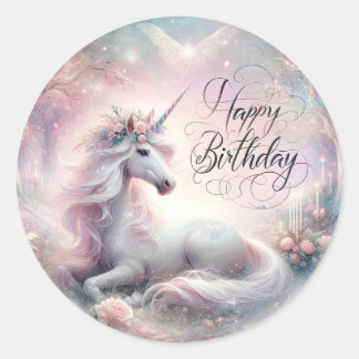 Magique Unicorne Anniversaire Bash : Stickers