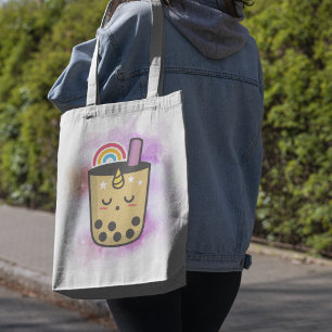 Magique Unicorne Rainbow Boba Tea Sac fourre-tou