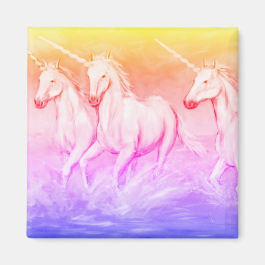 Magique Unicornes Magnet (Devant)