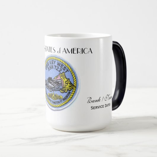 Magique USS Key West SSN-722   Mug (Devant droit)