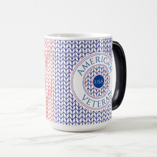 Magique VÉTÉRAN AMÉRICAIN Grand Mug Morphing