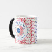Magique VÉTÉRAN AMÉRICAIN Mug Morphing (Devant gauche)