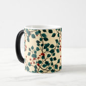 Magique Vintage Botanical Leaf Pattern Mug Desig (Devant gauche)