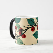 Magique Vintage Botanical Leaf Pattern Mug Desig (Devant gauche)