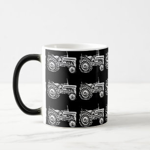 Magique Vintage Gris massey fergison tracteur Café Mug