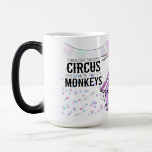 Magique Voici mon cirque Morphing Mug