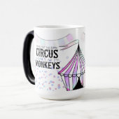 Magique Voici mon cirque Morphing Mug (Devant gauche)