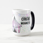 Magique Voici mon cirque Morphing Mug (Devant droit)
