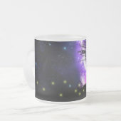 Magique Voie Lactée Frosted Glass Café Mug (Devant gauche)