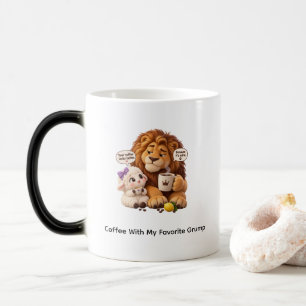 Magique Votre café a l'air meilleur - Lion & Lamb Mug
