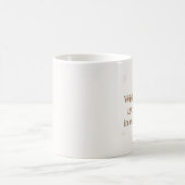 Magique Warm Wishes | Minimalist Christmas Quote Mug (Centre)