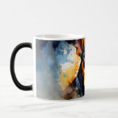 Magique Watercolor Dog Mug Wrap (Gauche)