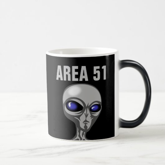 Magique Zone 51, Mug de café Alien (Droite)