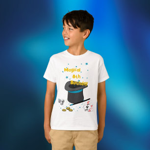 Magisch 8e verjaardagsfeest Thema Party T-shirt