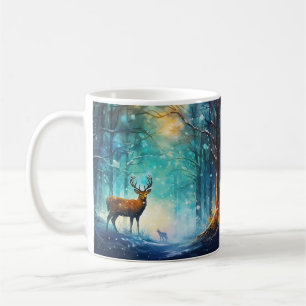 Magisch Besneeuwd Bos Kunst-82109 Koffiemok