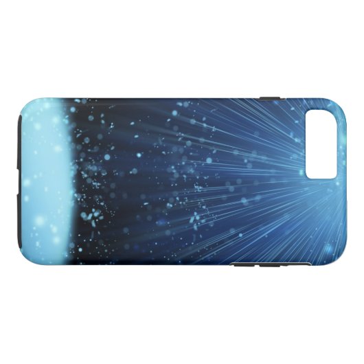 Magisch Blauw Abstract Hoesje-Mate Tough Case-Mate iPhone Case (Achterkant (Horizontaal))
