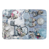 Magisch blauw ijs Alice in Wonderland Badmat (Voorkant)