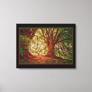 Magisch bos canvasprint canvas afdruk