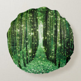 Magisch bos groen mysterie rond kussen