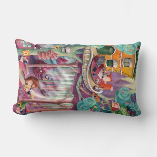 Magisch bos kussen (Voorkant)