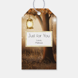 Magisch Bos met Fairy Lights Alleen voor u Cadeaulabel