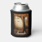 Magisch bos met Fairy Lights Blikjeskoeler (Blikje Achterkant)