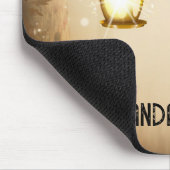 Magisch bos met Fairy Lights Muismat (Hoek)