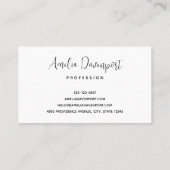 Magisch bos met Fairy Lights Visitekaartje (Achterkant)