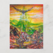 MAGISCH DUEL TUSSEN BRADAMANT EN NEGROMANCER BRIEFKAART (Voorkant)