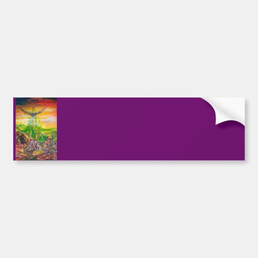 MAGISCH DUEL TUSSEN BRADAMANT EN NEGROMANCER BUMPERSTICKER (Voorkant)