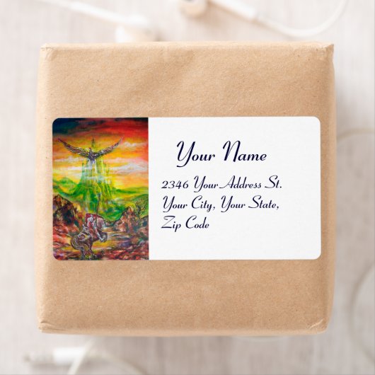 MAGISCH DUEL TUSSEN BRADAMANT EN NEGROMANCER ETIKET (Insitu)