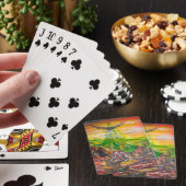MAGISCH DUEL TUSSEN BRADAMANT EN NEGROMANCER SPEELKAARTEN (Insitu)