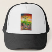 MAGISCH DUEL TUSSEN BRADAMANT EN NEGROMANCER TRUCKER PET (Voorkant)