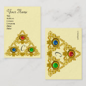 MAGISCH ELFIEK TALISMAN MONOGRAM VISITEKAARTJE (Voorkant / Achterkant)