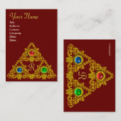 MAGISCH ELFIEK TALISMAN MONOGRAM VISITEKAARTJE (Voorkant / Achterkant)