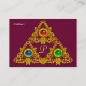 MAGISCH ELFIEK TALISMAN MONOGRAM VISITEKAARTJE (Achterkant)