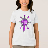 Magisch Fantasie Ontwerp Tri-Blend Shirt (Voorkant)