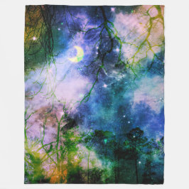 magisch fantasiebos fleece deken