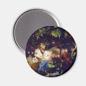 Magisch Fantastisch schilderen: de airy Bower Magneet (Voorkant / Achterkant)