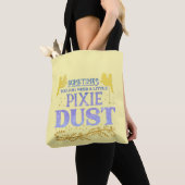Magisch Fee Pixie Stof Cute Inspirerende Quote Draagtas (Dichtbij)