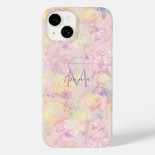 Magisch Geel Witte Rozen Floral Roze design Case-Mate iPhone 14 Hoesje