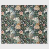 Magisch geschilderde paarden geschilderde paarden cadeaupapier (Vlak)