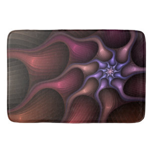 Magisch glanzend Abstract Gestreept Kleurrijke Fra Badmat