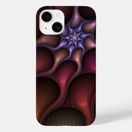Magisch glanzend Abstract Gestreept Kleurrijke Fra Case-Mate iPhone Case (Achterkant)